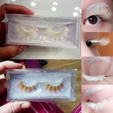 Xinemilin BLONDE 3D Mink Fake Lashes Wholesale Natural Individual Brown False Eyelashes Makeup 15 25Mm Lash Extension Supplies