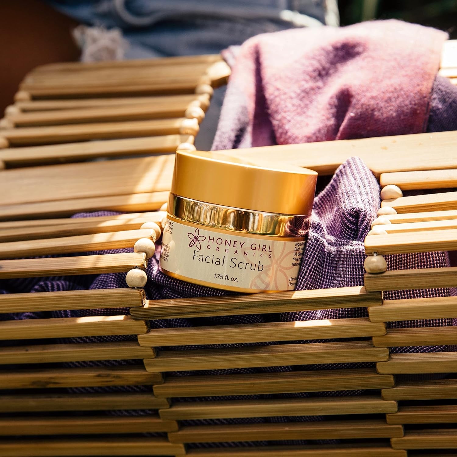 Facial Scrub, Moisturizing & Exfoliating, Fights Acne, Fine Lines & Wrinkles, 100% Natural Honey & Sugar Face Scrub, Made in Hawaii (1.75Oz)