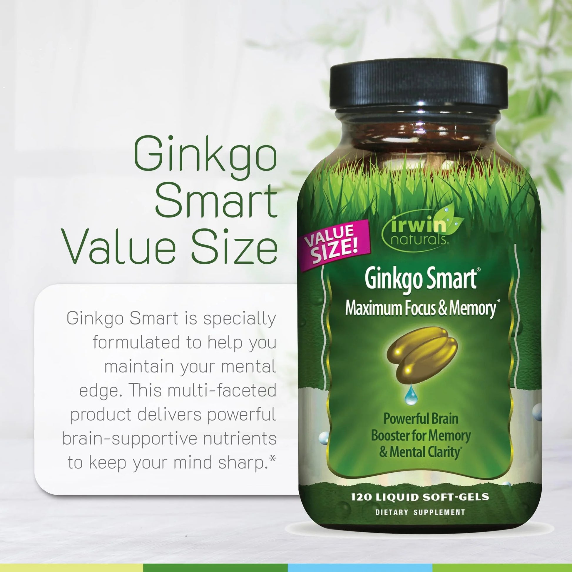 Ginkgo Smart - 120 Liquid Soft-Gels
