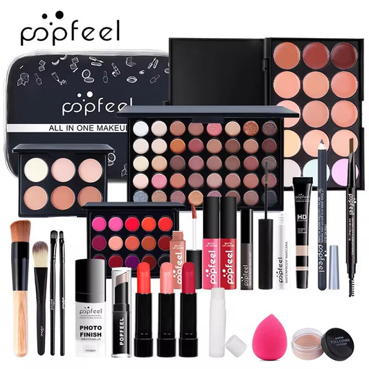 Warm Brown Tone Makeup Collection | 24-Piece All-in-One Makeup Set | Long-Lasting Lip, Eye & Face Kit | Essential Makeup Gift Set for Women | Comprehensive 24-Piece Beauty Set | Versatile Brown Tone Makeup Bundle | Complete Cosmetic Set for Everyday Use | Gift-Ready Makeup Set for Girls | Long-Wear Makeup Palette | Ultimate Warm Tone Makeup Kit