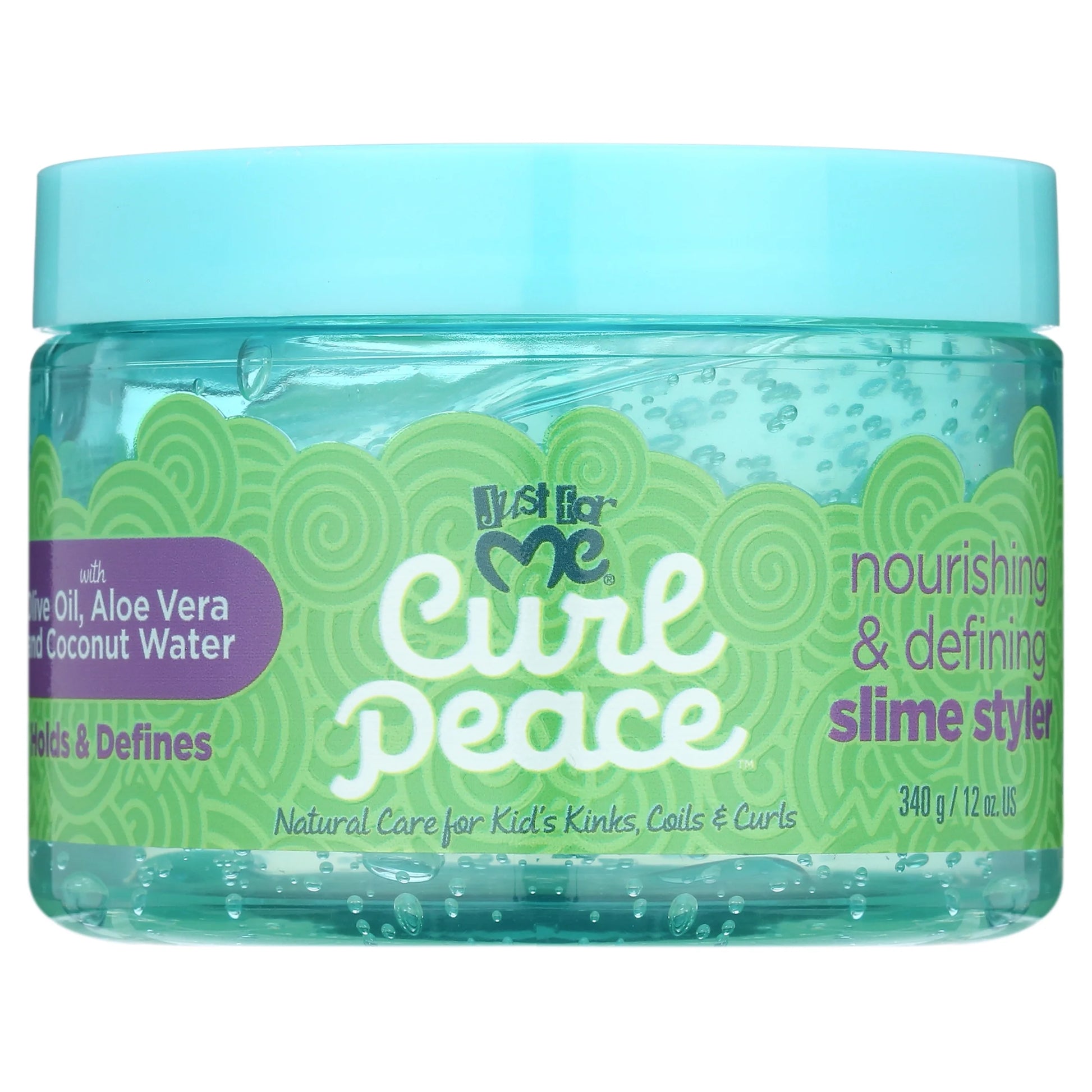 Curl Peace Nourishing Slime Styler Jar Hair Styling Gel, 12 Oz., Female
