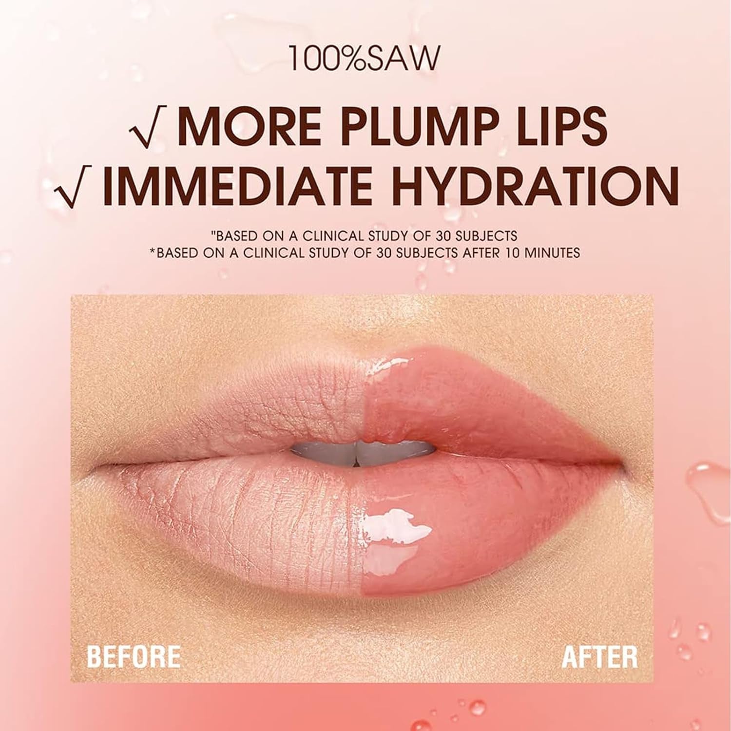 Translucent Black Lip Gloss, Clear/Black Cherry/Black Sugar Lip Oil, Plumping Hydrating Mirror Highlight Lip Gloss Moisturizing Long Lasting & Non-Sticky - Vegan Makeup (3Pcs)