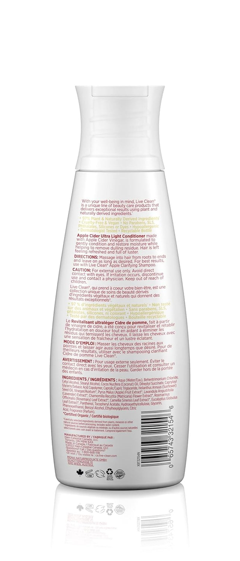 Conditioner, Ultra Light Apple Cider, 12 Oz