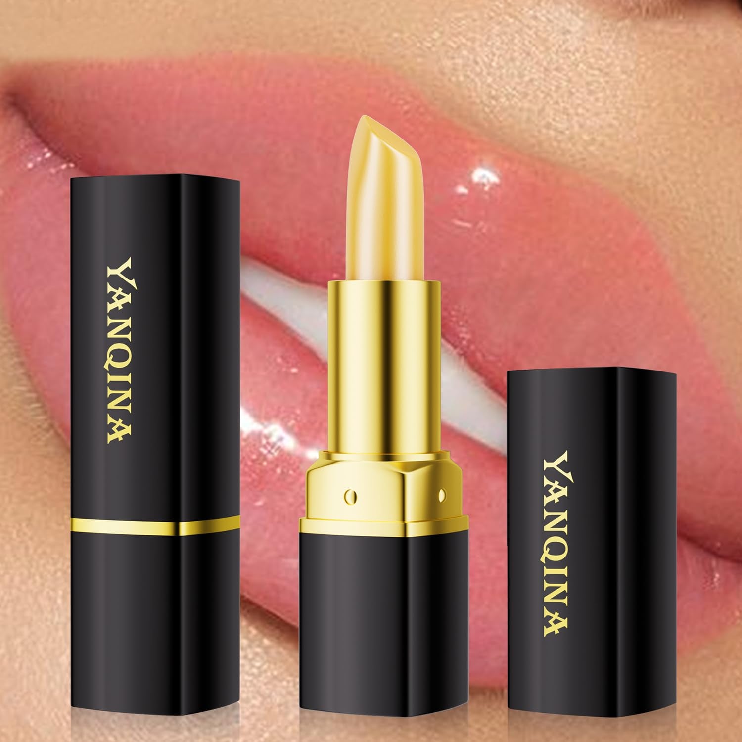 Color Changing Lipstick Tinted Lip Balm PH Lip Balm Long Lasting Nutritious Lip Magic Color Changing Lipstick Waterproof Moisturizing Color Changing Lip Balm Lipstick (01# Carrots)